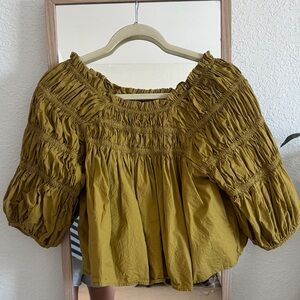 Free people smocked blouse